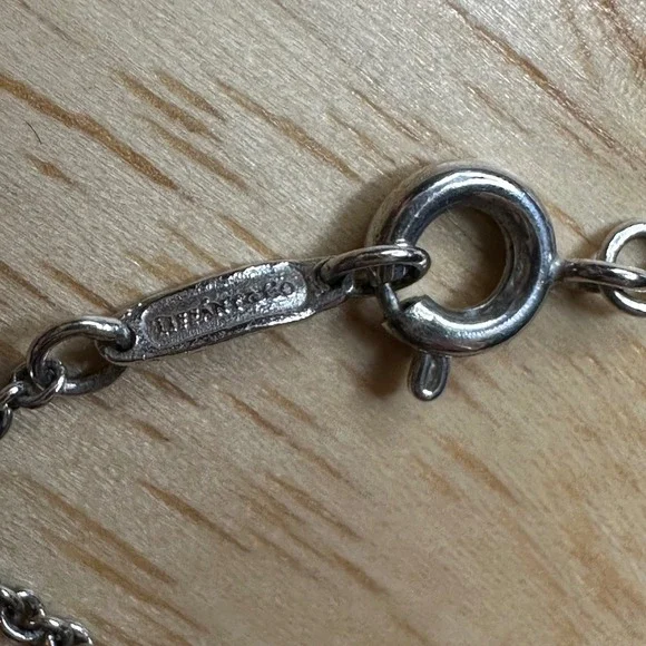 Tiffany & Co Sterling Silver Circle Pendant Necklace 925 - Picture 4 of 11